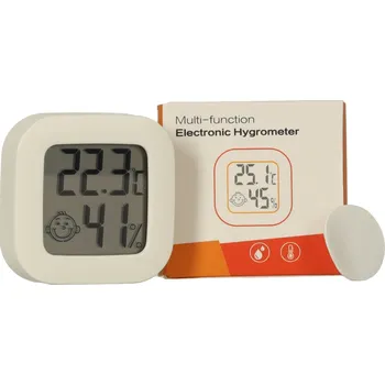 Meteostanice Vlhkoměr Pokojový teploměr Měřič vlhkosti LCD