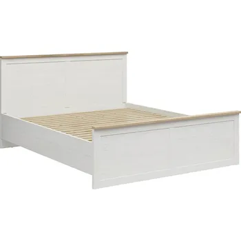 Postel Brwcz LOKSA LOZ/180/A BEZ ROŠTU A MATRACE borovice bílá anderson