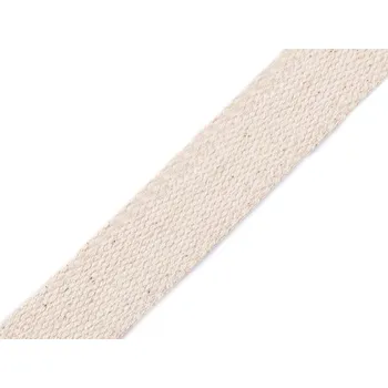 Galanterie Bavlněný popruh šíře 25 mm Varianta: 16 režná, Balení: 5 m