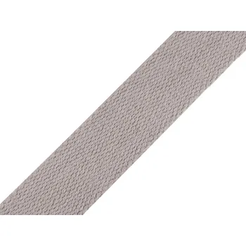 Bavlněný popruh šíře 30 mm Varianta: 29 šedá holubí, Balení: 5 m