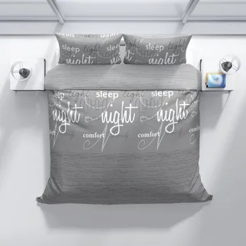Povlečení Top textil Chanar s.r.o Bavlněné povlečení Krásný spánek - Šedý sen