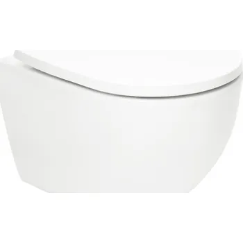 Klozet Swiss aqua technologies WC s prkénkem softclose závěsné SAT Fusion bílé vírové SATFUS010RTORP