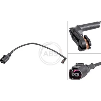 Brzdová destička Výstražný kontakt, opotřebení obložení A.B.S. 39975