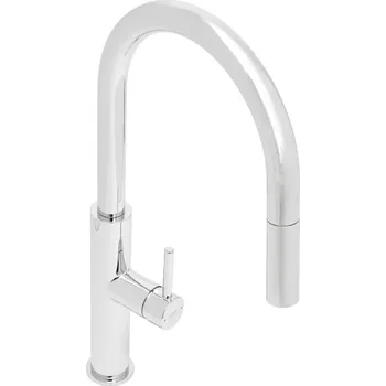 Vodovodní baterie Swiss aqua technologies Dřezová baterie SAT s vytahovací sprškou, 2 proudy chrom SATBSD286