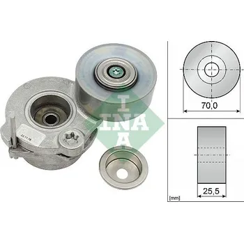 Napínák, žebrovaný klínový řemen Schaeffler INA 534 0672 10