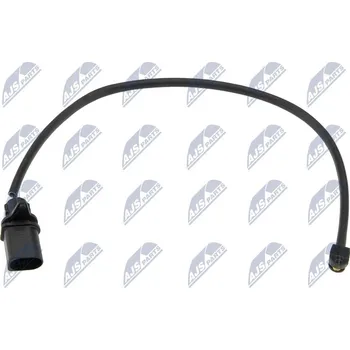 Brzdová destička Výstražný kontakt, opotřebení obložení NTY HCZ-AU-004