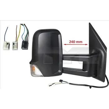 Auto zrcátko Vnější zpětné zrcátko TYC 321-0172