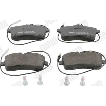 Brzdová destička Sada brzdových destiček, kotoučová brzda JURID 573132J