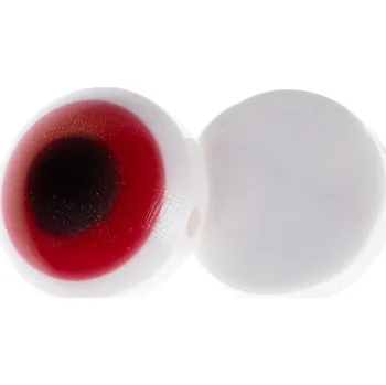 Knoflík Bellatex Knoflík sada 6 ks prům. 15 mm červená