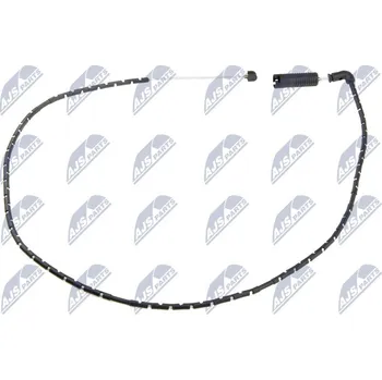 Brzdová destička Výstražný kontakt, opotřebení obložení NTY HCZ-BM-013