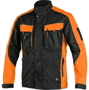 montérky CANIS CXS SIRIUS BRIGHTON blůza pánská černá/oranžová - 62 AKCE