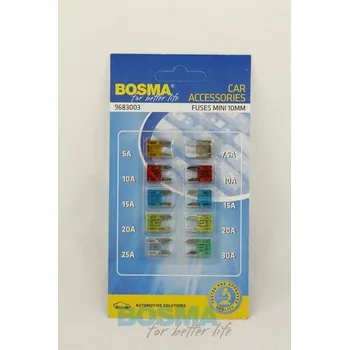 Autopojistky Bosma 2614 Pojistky Mini 10Ks
