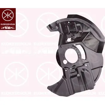 Brzdový kotouč Ochranný plech proti rozstřikování, brzdový kotouč KLOKKERHOLM 0061375