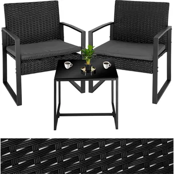 Zahradní sestava Zahradní sestava Coffi černá/šedá