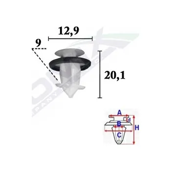 Oprava karosérie Romix Spona na čalounění C70364