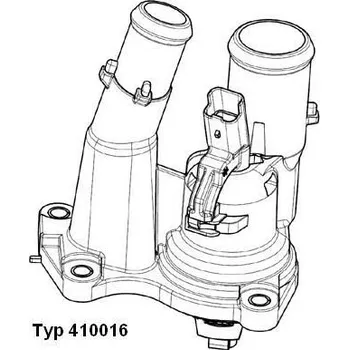 Autodíl Termostat, chladivo BorgWarner (Wahler) 410016.98D
