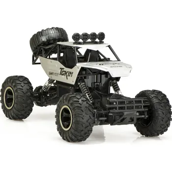 RC model auta RC auto Rock Crawler 1:12 4WD METAL stříbrný