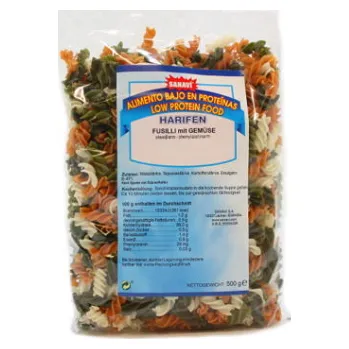 Harifen PKU - Těstoviny Vřetena barevná 500g