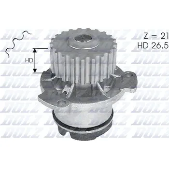 Chladič motoru Vodní čerpadlo, chlazení motoru DOLZ L121