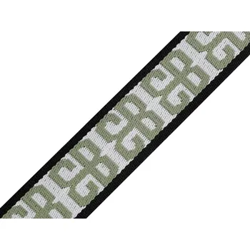 Oboustranný popruh šíře 38 mm Varianta: 5 zelená sv., Balení: 1 m