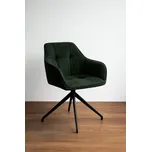Actona Brenda Jídelní židle (olivově zelená, otočná, čalouněná)