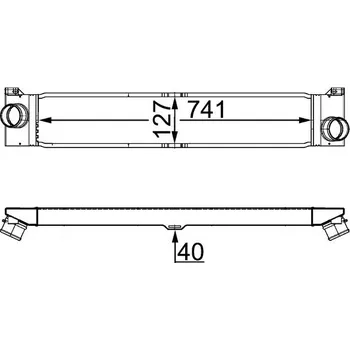 Motor automobilu Chladič turba MAHLE CI 157 000S