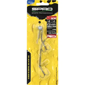 OBRATLÍK S OBRATLÍKEM A ZÁVITEM SPRO 20g-9 Cm-27kg