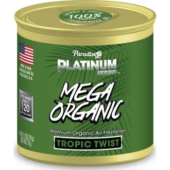 Vůně do auta Osvěžovač vzduchu Paradise Air Mega Organic Air Freshener Tropic Twist - Tropický vánek (78 g)