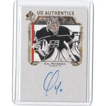 Sběratelská karetní hra 2021-22 Upper Deck SP Authentics CAL PETERSEN Auto Podpis