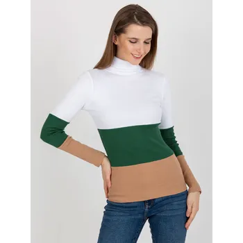 Dámská halenka Dámská halenka RV BZ 8465 1.08P bílá zelená - FPrice jedna velikost