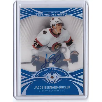 Sběratelská karetní hra 2021-22 UD Ultimate JACOB BERNARD-DOCKER Ultimate Introductions Rookies Auto Podpis