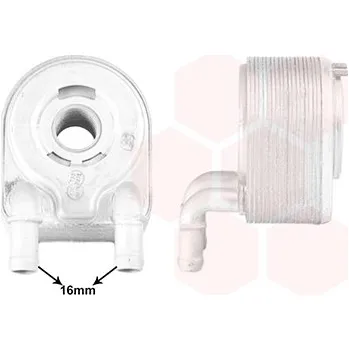 Chladič motoru Olejový chladič, motorový olej VAN WEZEL 43013703
