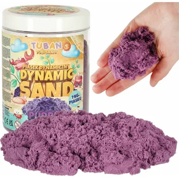 kinetický písek TUBAN Dynamic Sand 1kg fialový