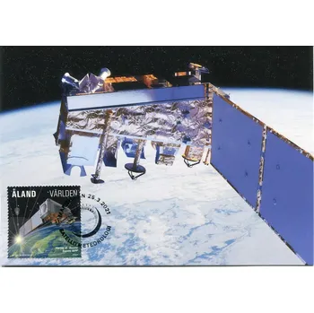 Poštovní známka Posti Aland (2021) CM - MiNr. 501 ** - Aland - Verner E. Suomi - meteorologický satelie