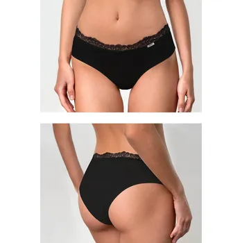 Kalhotky Vamp - Dámské Krajkové Kalhotky Leticia, black L i512_18836_100_4