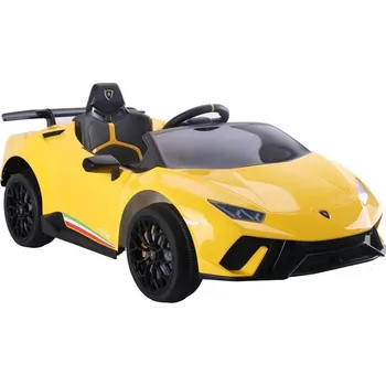 Dětské vozidlo LEAN CARS Elektrické autíčko Lamborghini Huracan žlutá
