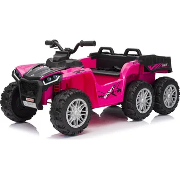 Dětské elektrovozidlo RKToys Dětská elektrická čtyřkolka Quad Sport TX ATV růžová