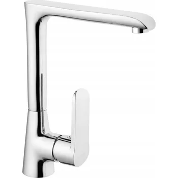 Vodovodní baterie Kuchyňská stojánková baterie Invena Siros, stříbrná