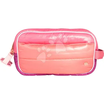 Kosmetická taška Cestovní pouzdro kosmetická taštička Travel Pouch Puffer Pink Jeune Premier ergonomické luxusní provedení 25*12,5 cm