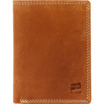 Peněženka Pánská kožená peněženka Nordee BJORN N4 světle hnědá