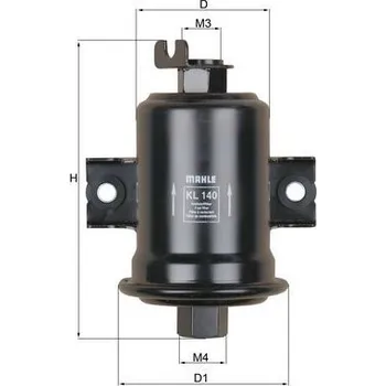Palivový filtr Palivový filtr KNECHT KL 140