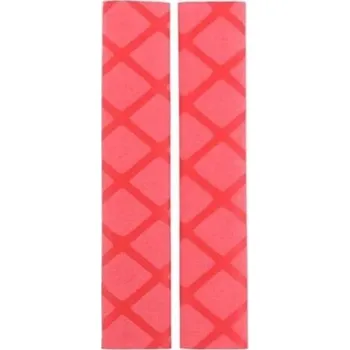 2 ks gumové protiskluzové návleky na motocyklové rukojeti 125 x 3 mm Univerzální teplem smrštitelný kryt řídítek Kryty gripů Pouzdro červená