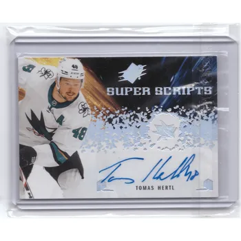 Sběratelská karetní hra 2021-22 Upper Deck SPX TOMÁŠ HERTL Super Scripts Auto Podpis