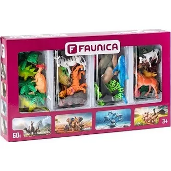 Figurka WOODYLAND FAUNICA FIGURKY ZVÍŘAT 4 SVĚTY ZVÍŘAT SET 96033