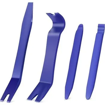 Nářadí pro automobil Sada ručního nářadí do auta 4 ks Demontážní nástroje na plastové panely Ergonomický design Nářadí na palubní desku Praktická auto výbava