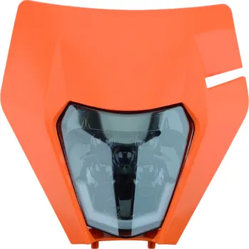 Osvětlení pro motocykl Motocyklové světlomety 5 LED Enduro 2017–2019 Přední světlo pro motocyklové přestavby Terénní LED svítilna s vysokou svítivostí oranžová