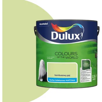 barva na zeď DULUX SVĚTA BARVA LATEXOVÁ NA ZEĎ Bambusový Háj 2,5L