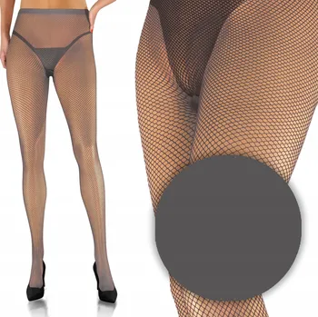 Dámské punčochy Sesto Senso Cocon 20den šedé kabaretky Punčocháče velikost 1/2