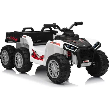 Dětské elektrovozidlo RKToys Dětská elektrická čtyřkolka Quad Sport TX ATV bílá