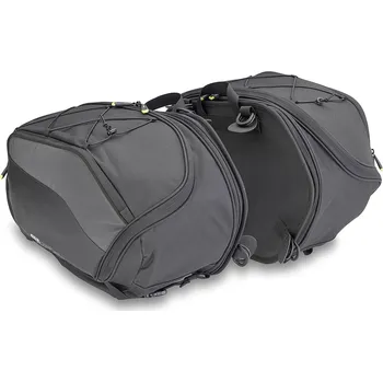 Zavazadlo na motocykl Ea127b boční brašny givi, černé, rozšiřitelné, objem max. 30 l